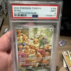 PSA 9 Eevee #188 Twilight Masquerade 2024 Pokemon MINT - Image 5