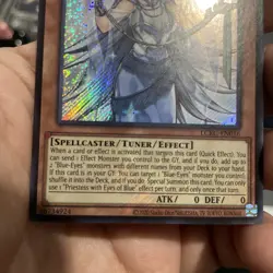 Priestess with Eyes of Blue LCKC-EN016 Secret Rare Unlimited NM! +Bonus FREESHIP - Image 2