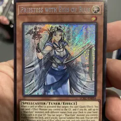 Priestess with Eyes of Blue LCKC-EN016 Secret Rare Unlimited NM! +Bonus FREESHIP - Image 3
