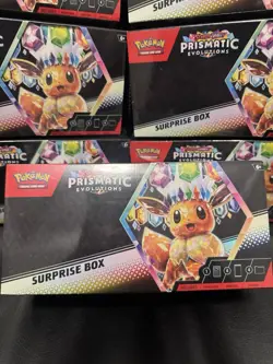 Pokemon TCG Scarlet & Violet Prismatic Evolutions Surprise Box - LOT OF 8 SEALED - Image 2