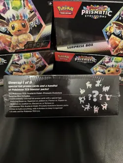 Pokemon TCG Scarlet & Violet Prismatic Evolutions Surprise Box - LOT OF 8 SEALED - Image 3