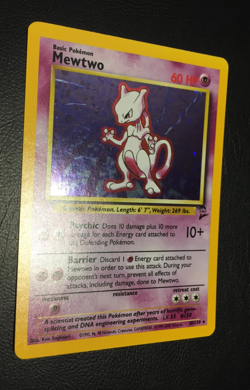 Mewtwo Holo | Basis Base Set 2 | Near Mint | englisch | Mewtu | Pokemon Karte - Image 3
