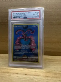 2019-2023 Pokemon SWSH Black Star Promos Galarian Moltres #SWSH284 PSA 8.5 - Image 1