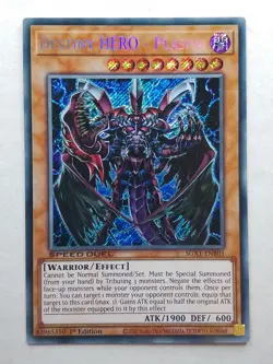 Destiny HERO - Plasma SGX1-ENB01 Secret Rare 1st Ed Yugioh - Image 1