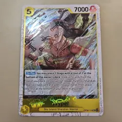 Wyper Jolly Roger Holo Foil One Piece UC Premium Booster The Best OP06-114 TCG - Image 1