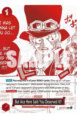 One Piece OP13 3rd Anniversary Treasure Pack Campaign Promo Set Of 7 NM English - Image 2