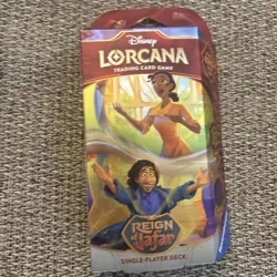 Disney Lorcana TCG - Starter Deck Amber Amethyst - Reign of Jafar Tiana & Bruno - Image 1