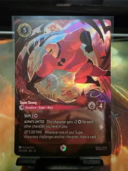 Lorcana Mr Incredible Super Strong Enchanted Wilds Unknown 234/204 - Image 3