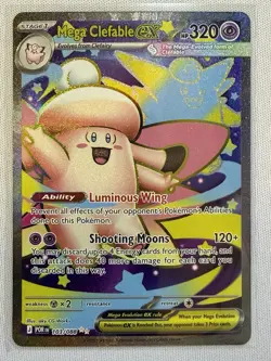 Mega Clefable Ex 103/088 Perfect Order Full Art NM/M Pokemon Card - Image 1