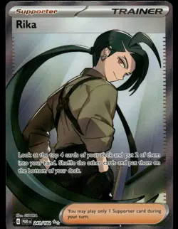 Pokemon Cards Rika 241/182 Paradox Rift Ultra Rare LP - Image 1