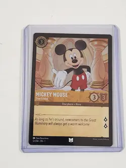Mickey Mouse, True Friend 12/204 Foil Uncommon Lorcana First Chapter Card - Image 1