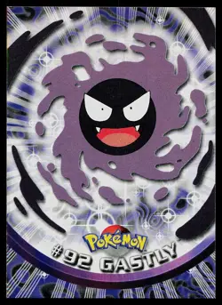 Pokemon Card Topps Trading Cards Series 2 Gastly #92 - Image 1
