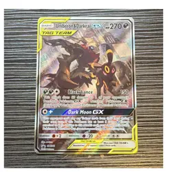 Pokemon Umbreon & Darkrai GX Tag Team SM241 Promo Holo Card - Image 1