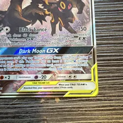 Pokemon Umbreon & Darkrai GX Tag Team SM241 Promo Holo Card - Image 4