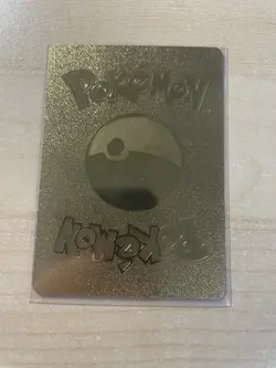 Fan Art - Pikachu V 170/185 HP190 Gold Foil Collector Display Card - Image 2