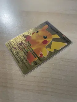 Fan Art - Pikachu V 170/185 HP190 Gold Foil Collector Display Card - Image 3
