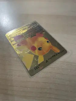 Fan Art - Pikachu V 170/185 HP190 Gold Foil Collector Display Card - Image 4