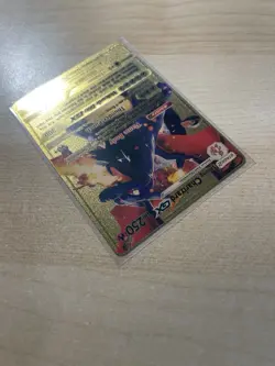 Fan Art - Shining Charizard GX Gold Foil Vinyl Textured Collector Pokemon Card - Image 4