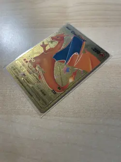 Fan Art - Charizard V Gold Foil Textured Collector Pokemon Card 079/073 HP220 - Image 3