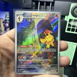 Armarouge 203/198 Scarlet & Violet Illustration Rare Pokemon Card NM - Image 1
