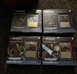Magic: The Gathering Universes Beyond Warhammer 40,000 Commander Decks Set of 4 - Image 1