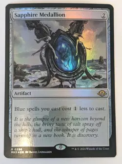 Sapphire Medallion Modern Horizons 3 Foil - MTG RARE - Image 1