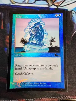 MTG Snap - Foil 43/143 Urza’s Legacy 1999 Magic the Gathering Vintage - Image 1