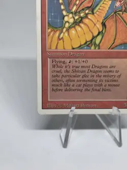 Magic The Gathering Revised Edition Shivan Dragon Vintage MTG 1994 Rare - Image 4