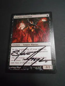MTG Steve Argyle signed Duel Decks: Sorin vs. Tibalt Vampire Lacerator - Image 1