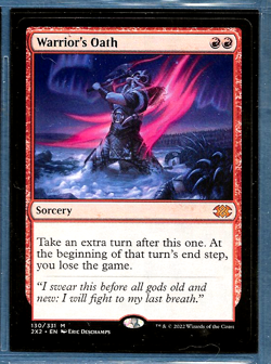 173 Warriors Oath Double Masters 2022 2X2 #130 Never Played MTG - Image 1