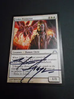 MTG Steve Argyle signed Gatecrash Urbis Protector - Image 1