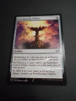 MTG Steve Argyle signed Commander 2014 Everflowing Chalice - Image 1