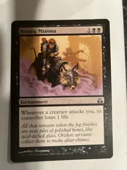 Hissing Miasma - Guildpact - Magic the Gathering MTG Nice! - Image 1