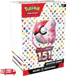 Pokemon TCG Scarlet & Violet 151 Booster Bundle Sealed New (6 packs) avilable uk - Image 1