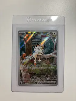 Pokemon Meowth Illustration Rare Phantasmal Flames Englisch Near Mint - Image 1