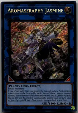 Aromaseraphy Jasmine Secret Rare Battles of Legend: Terminal Revenge BLTR-EN093 - Image 1