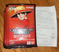 One Piece OP-13 Carrying On His Will Booster Pack ENGLISH Sealed - Image 1
