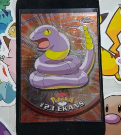 Ekans #23 Topps Chrome Pokemon Card LP/NM - Image 1