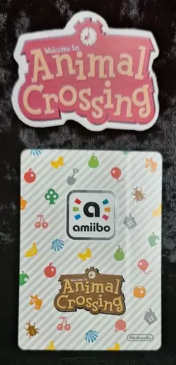 Animal Crossing Nintendo Amiibo Card Timmy & Tommy #402 Holo Authentic - Image 2