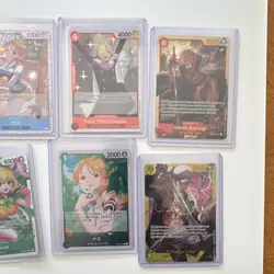 Bandai One Piece Card Game Character Cards Nami Chopper Rayleigh - Image 1