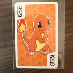 Charmander 6 Playing Card Japanese Pokemon Card - Image 1