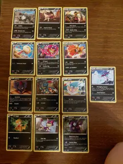 42 Pokemon Card Lot - Fairy, Dark, Dragon, Steel Types - 2011-2015 B&W XY Era - Image 4