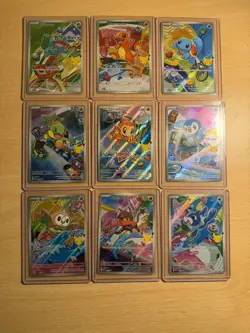 Pokemon TCG First Partner Illustration Collection 2026 Promos Full Set 9 Cards! - Image 1