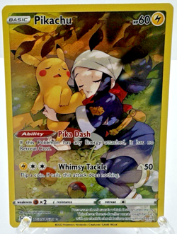 Pokemon TCG Pikachu TG05/TG30 Holo Rare Lost Origin Trainer Gallery Trade Card - - Image 3