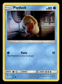 Psyduck 2019 Detective Pikachu Set 7/18 Holo Holographic Foil Pokemon Card - Image 1