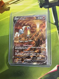 Pokemon Entei v TCG Full Art Ultra Rare Holo Card GG36/GG70 Crown Zenith NM - Image 1