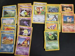 Vintage Pokemon WOTC Joblot/Bundle Common Cards - MP-LP Condition - Image 1
