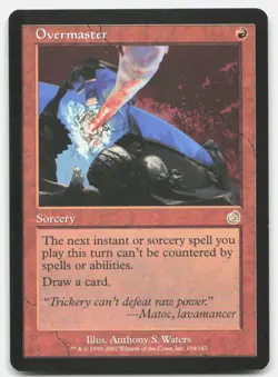 Overmaster 104 Rare Torment Magic: The Gathering Near Mint - Image 1