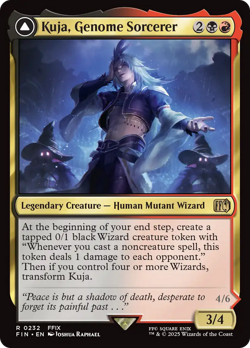 x4 Kuja, Genome Sorcerer / Trance Kuja Fate Defied FIN Final Fantasy MTG 232 4x - Image 1