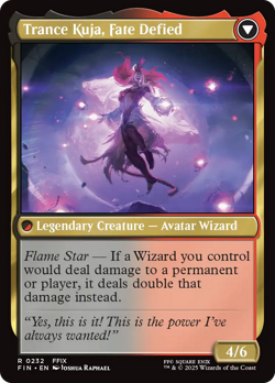 x4 Kuja, Genome Sorcerer / Trance Kuja Fate Defied FIN Final Fantasy MTG 232 4x - Image 2
